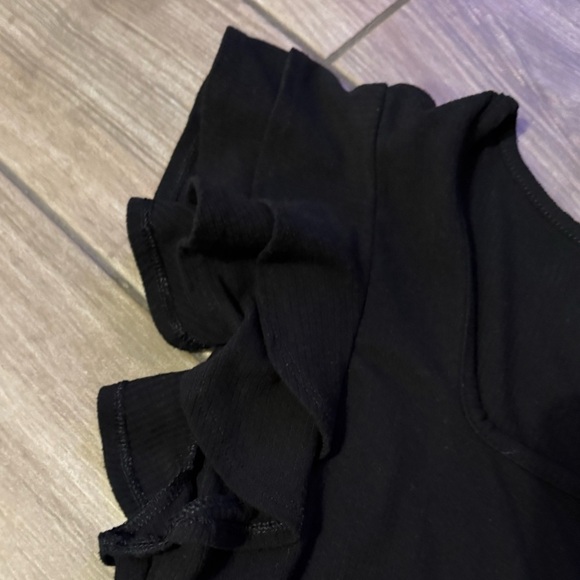 Torrid Black Sleeveless Peplum ribbed top size 2Xl very black no pills - Picture 2 of 4